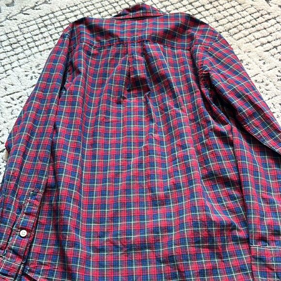 Ralph Lauren Plaid Button Down Shirt Size L 14-16 - Picture 4 of 4
